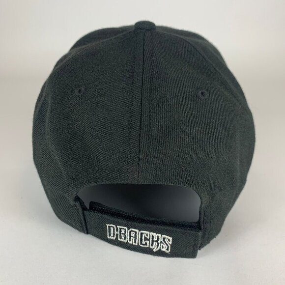 Arizona Diamondbacks MLB Black 47 Brand MVP Strapback Adjustable Hat - Picture 3 of 6